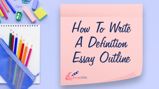 outline for a definition essay