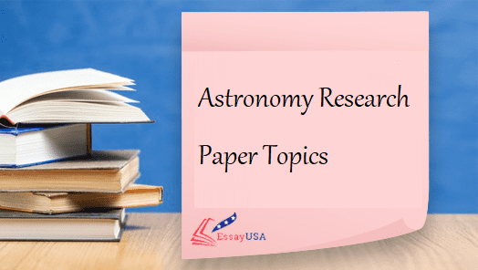 astronomy project topics