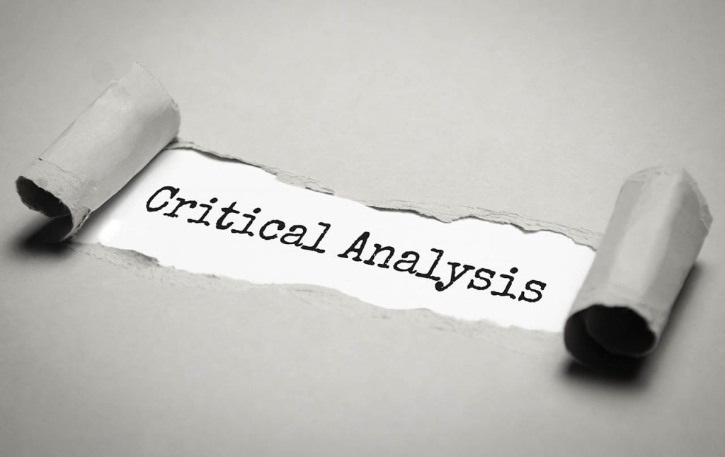 how to write a critical analysis