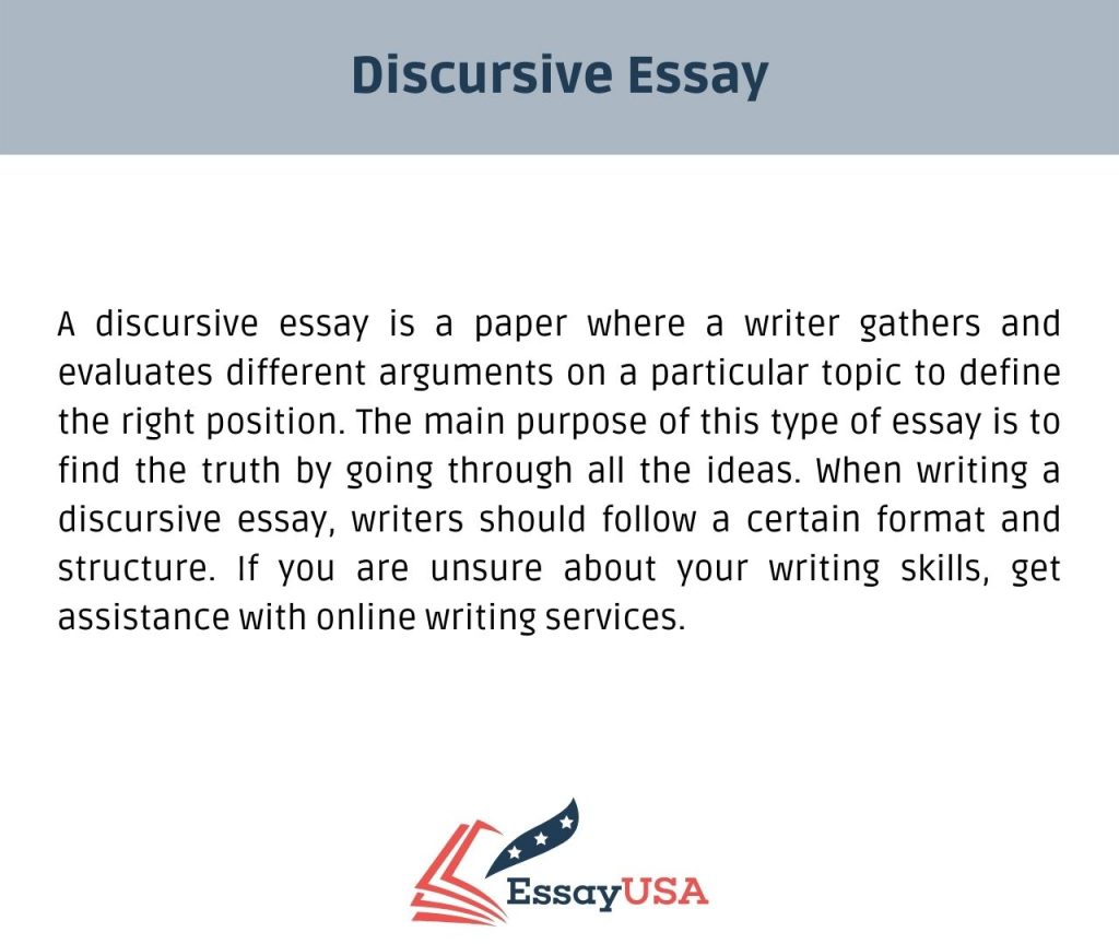 dicursive essay