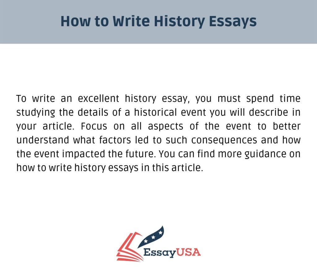 what to write in a history essay conclusion