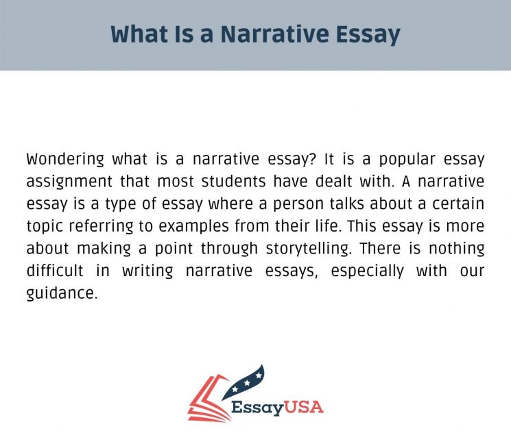 show me how to write a narrative essay