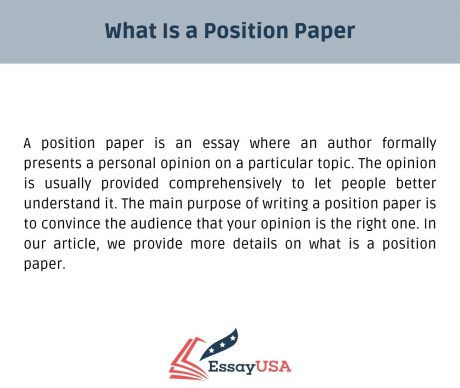 what is a position in an essay