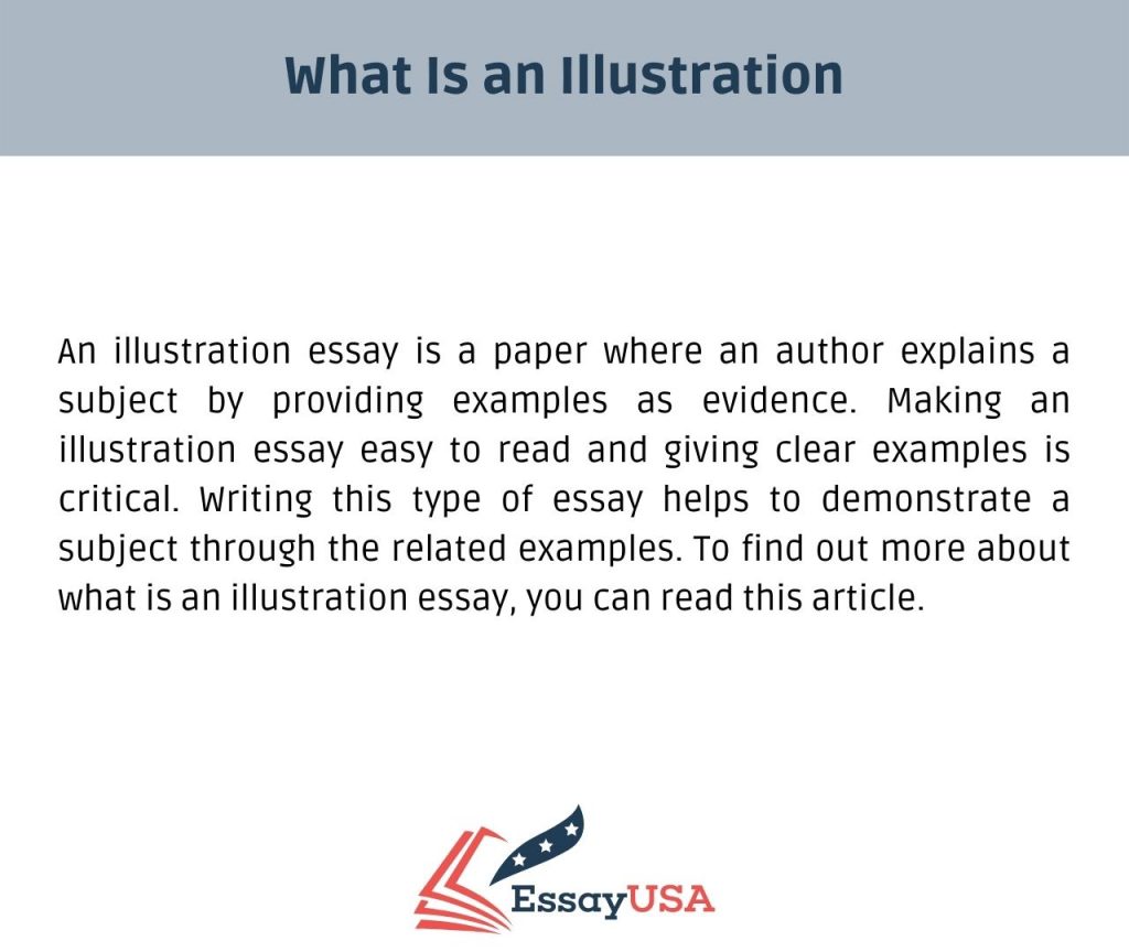 how to write a good illustration essay